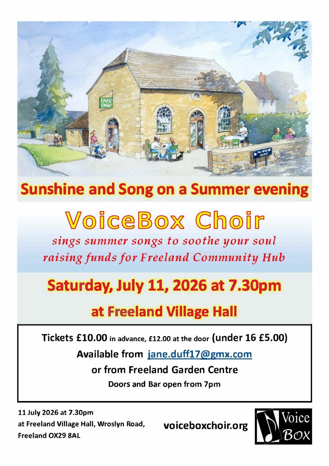 Sunshine and song…